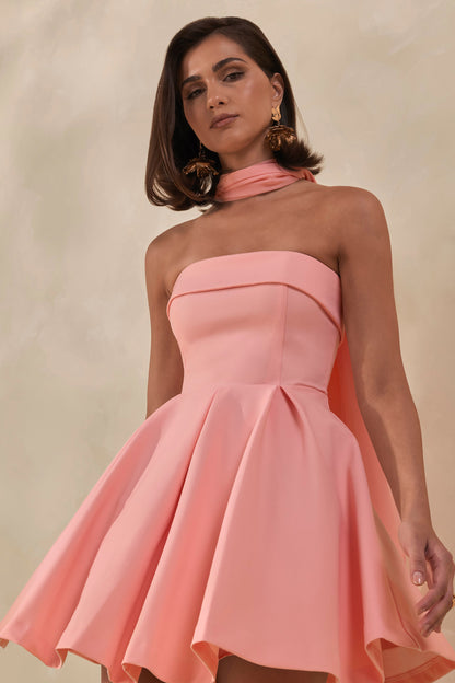 Bruna | Light Pink Chiffon Scarf