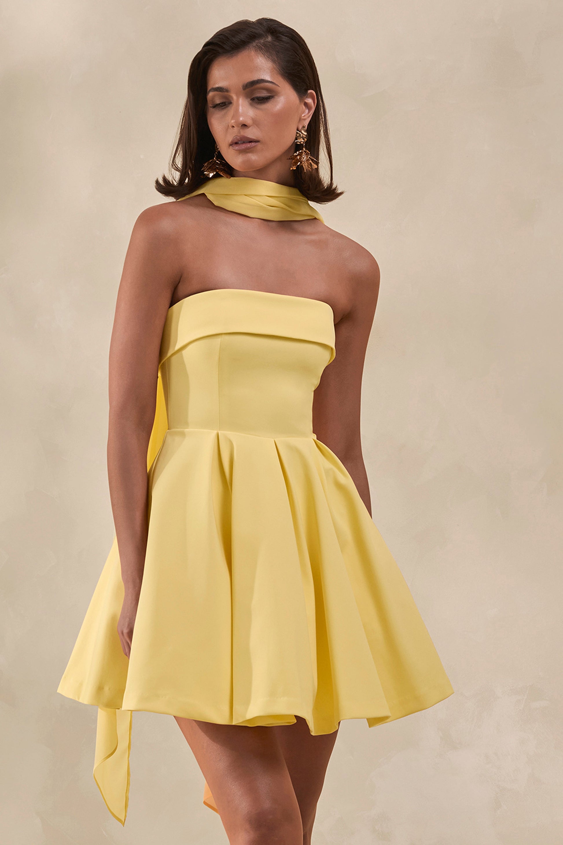 Bruna | Lemon Chiffon Scarf