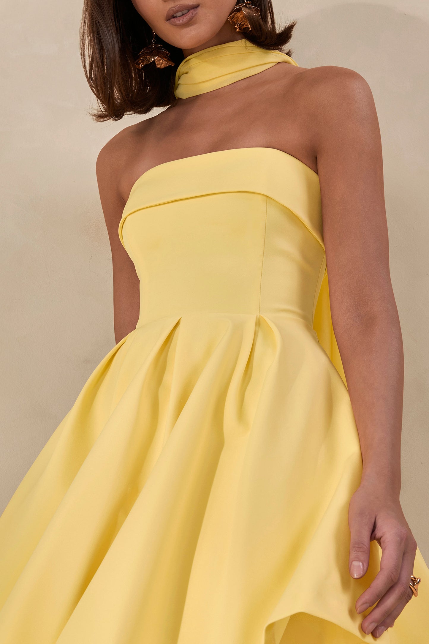 Bruna | Lemon Chiffon Scarf
