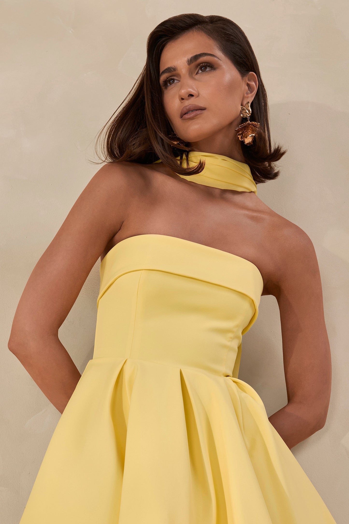 Bruna | Lemon Chiffon Scarf