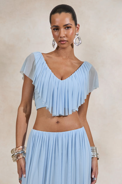 Kiandra | Light Blue V-Neck Top