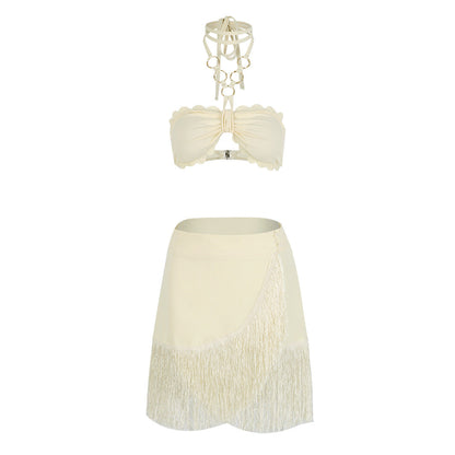 Jacket Skirt One-Piece Swimsuit