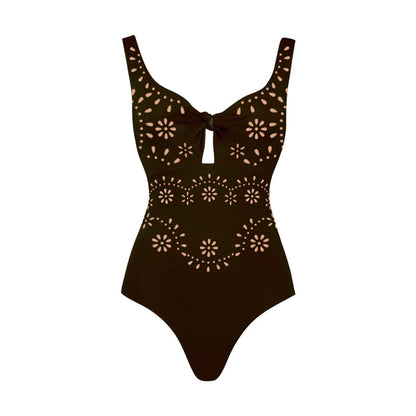 Bright Yellow One-Piece Swimsuit