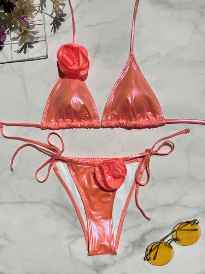 Metallic Bikini Set