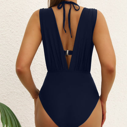 Plunge One-Piece Swimsuit