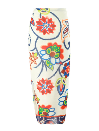 French Two-Piece One-Piece Swimsuit
