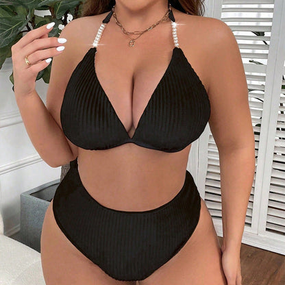 Plus Size One-Piece Swimsuit