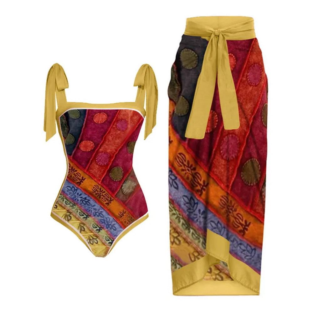 Multicolor One-Piece Swimsuit