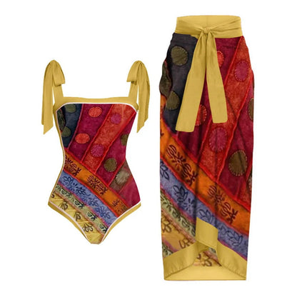 Multicolor One-Piece Swimsuit