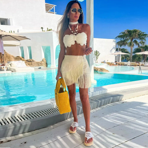 Jacket Skirt One-Piece Swimsuit