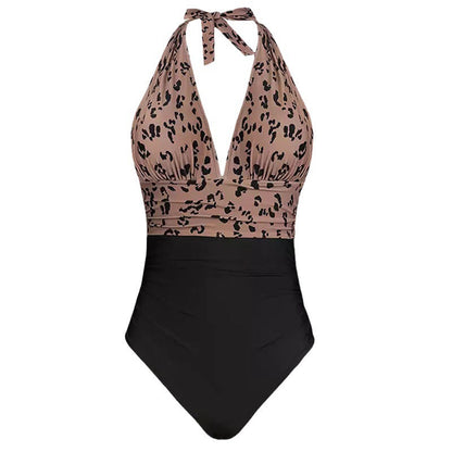 Floral Print One-Piece Swimsuit