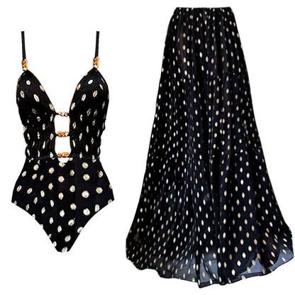 Maxi Halterneck One-Piece Swimsuit