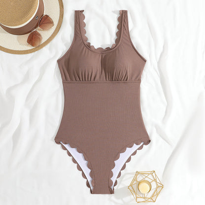 Floral Cutout One-Piece Swimsuit