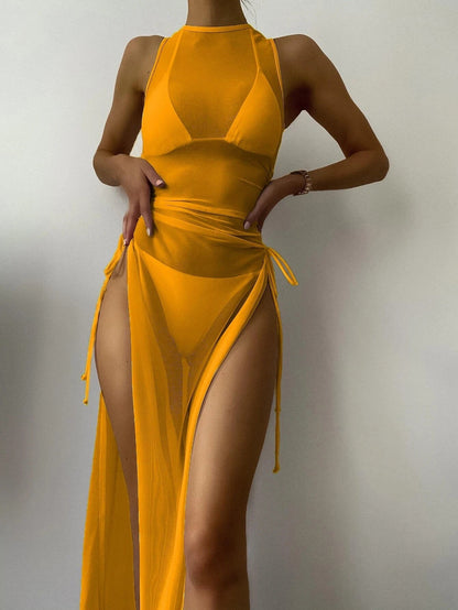 Mesh One-Piece Swimsuit