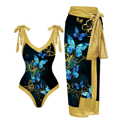 Multicolor One-Piece Swimsuit