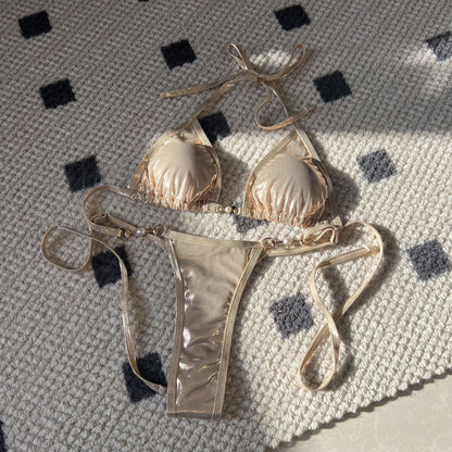 Pearl Glossy Bikini Set