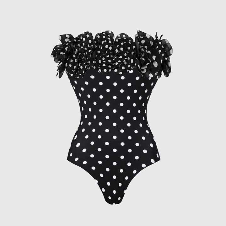 Polka Dot One-Piece Swimsuit