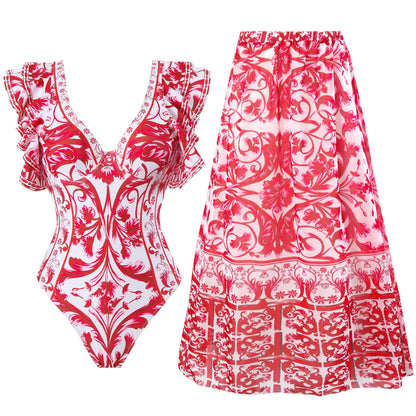 Modest One-Piece Swimsuit
