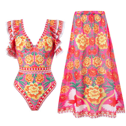 Modest One-Piece Swimsuit