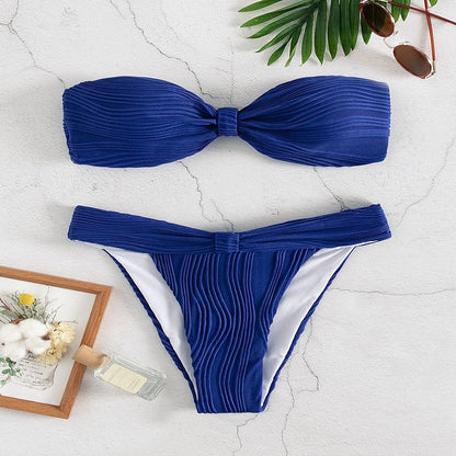 Classic Slit One-Piece Swimsuit