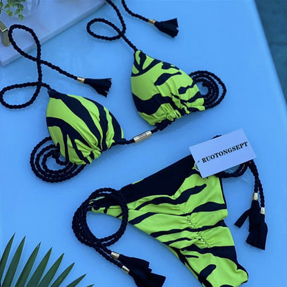 Hand Knit Bikini Set