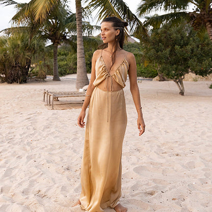Beach Dress One-Piece Swimsuit