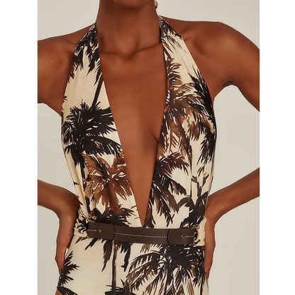 Halter One-Piece Swimsuit