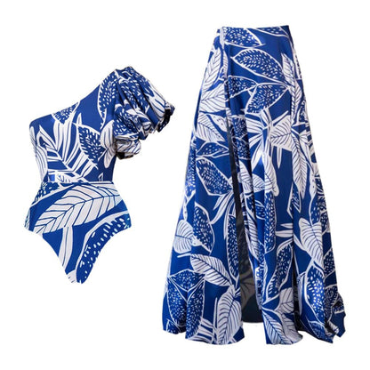 Bubble One-Shoulder One-Piece Swimsuit