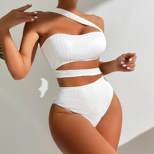Solid One-Piece Swimsuit