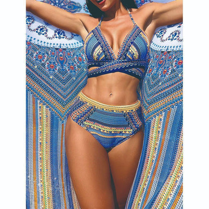 Criss-Cross One-Piece Swimsuit