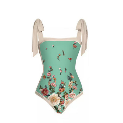 Mesh Two-Piece One-Piece Swimsuit