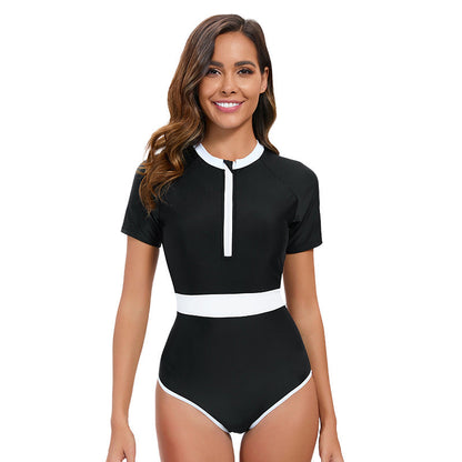 Colorblock One-Piece Swimsuit