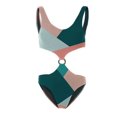 Colorblock One-Piece Swimsuit