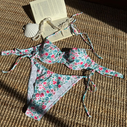 Fresh Floral Bikini Set