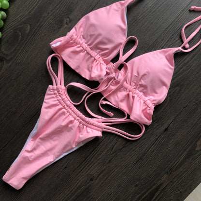 Open Back One-Piece Swimsuit