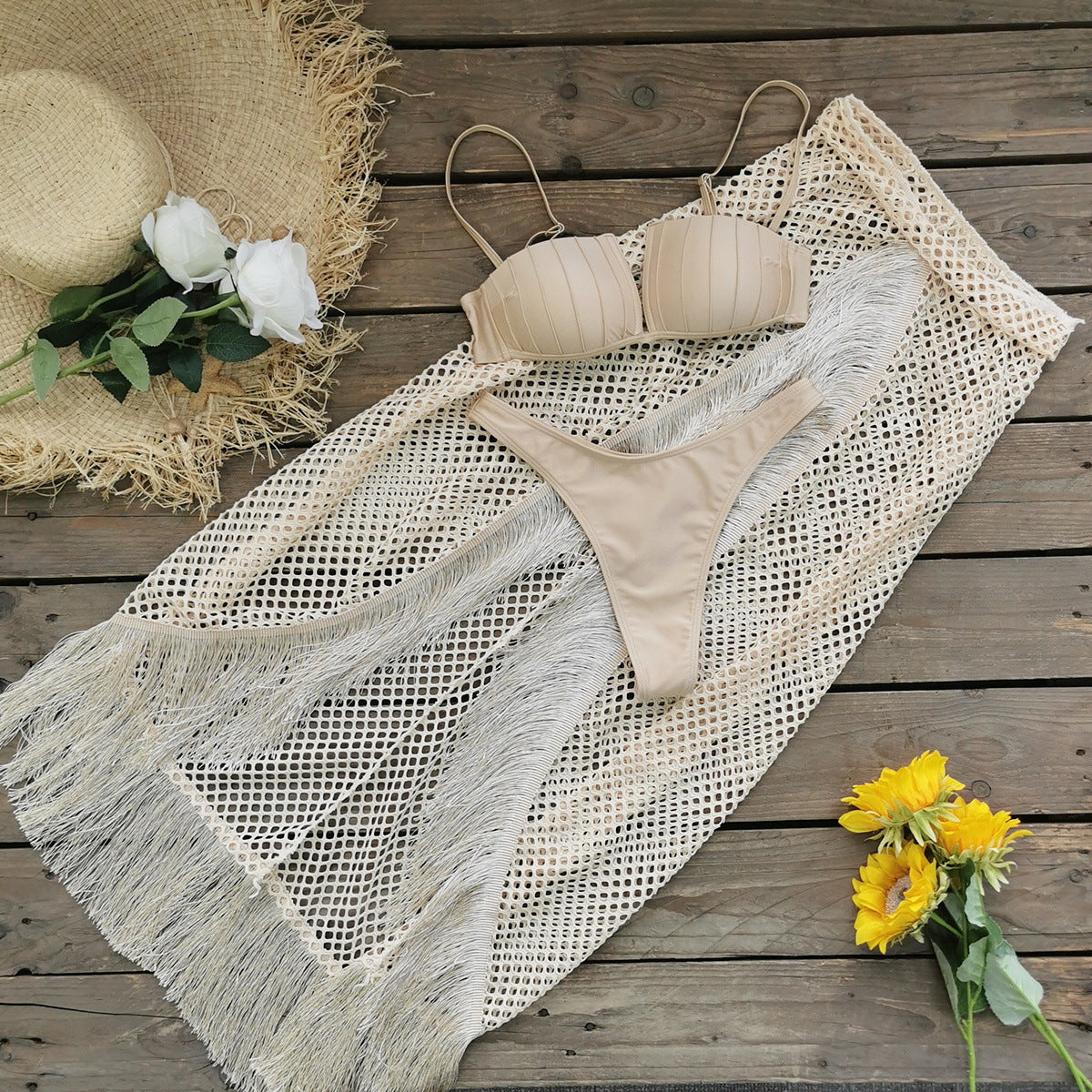 Bandeau One-Piece Swimsuit