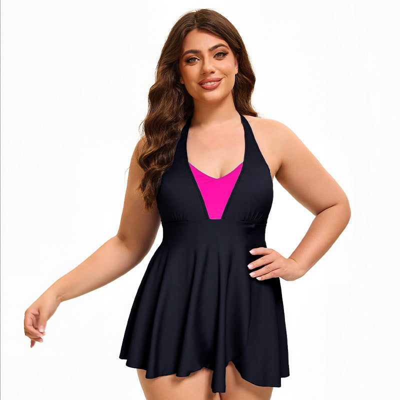 Plus Size One-Piece Swimsuit
