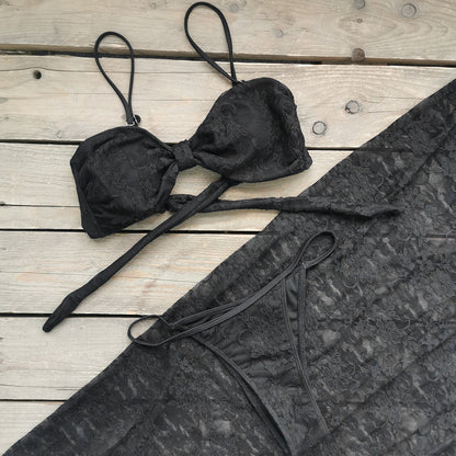 Black One-Piece Swimsuit