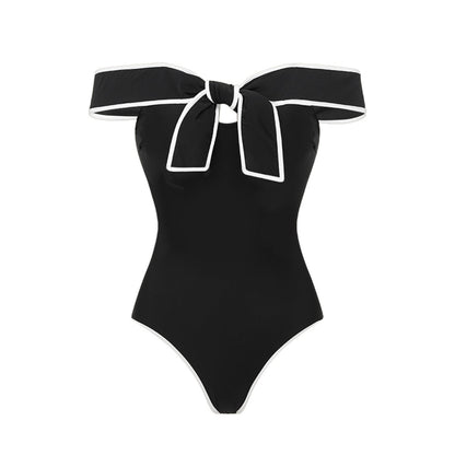 Black & White One-Piece Swimsuit