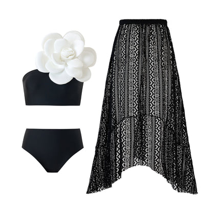 Floral Print One-Piece Swimsuit