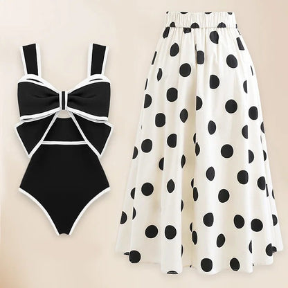 Modest Tummy Control One-Piece Swimsuit