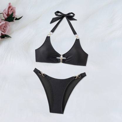 Black One-Piece Swimsuit