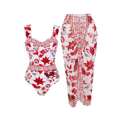 Digital Print One-Piece Swimsuit