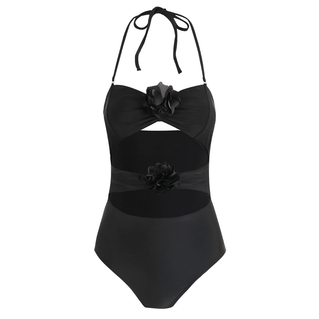 Black One-Piece Swimsuit
