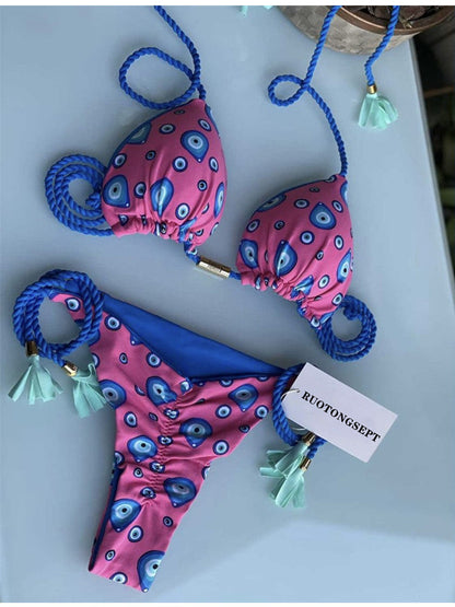 Hand Knit Bikini Set