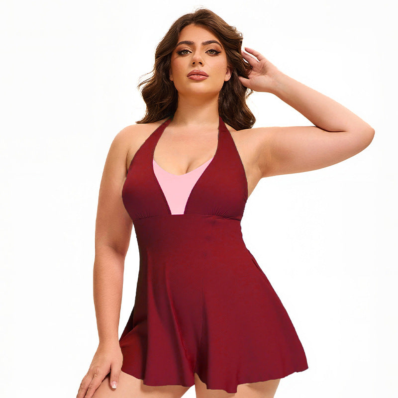 Plus Size One-Piece Swimsuit