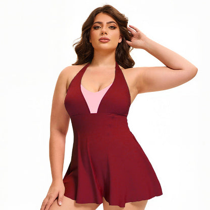 Plus Size One-Piece Swimsuit