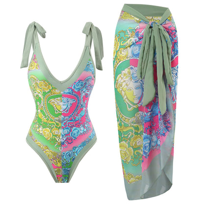 Modest One-Piece Swimsuit