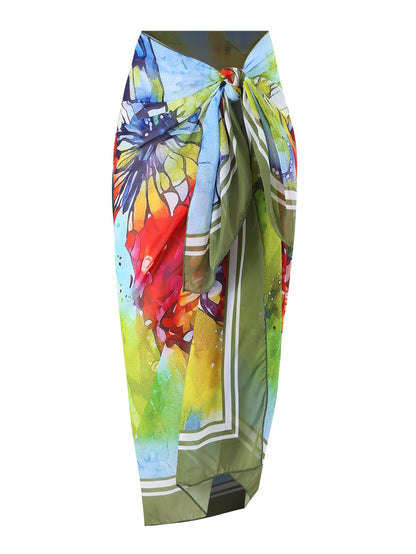 Print One-Piece Swimsuit