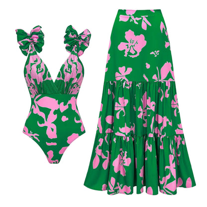 Halterneck One-Piece Swimsuit